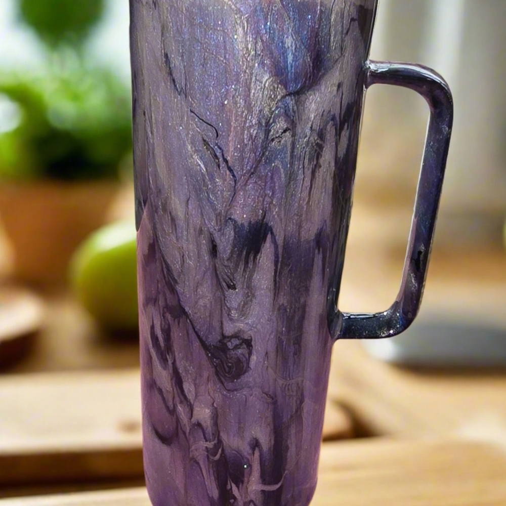 Purple Marble Mug